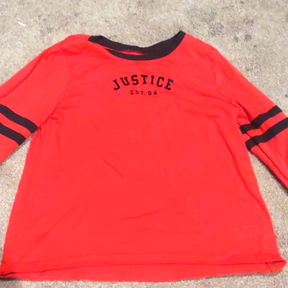 Red crop top